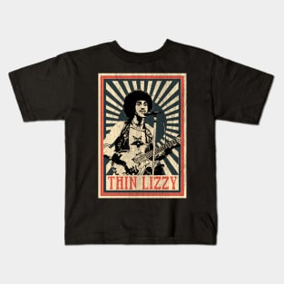 Vintage Poster Thin Lizzy 1977s Kids T-Shirt